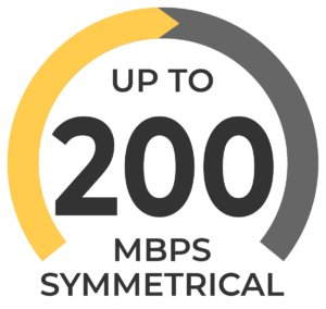 200 mbps speed graphic