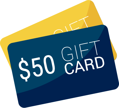 $50 gift card graphic