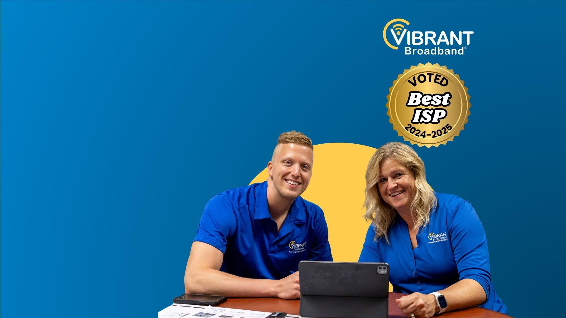 Vibrant Broadband voted Best ISP