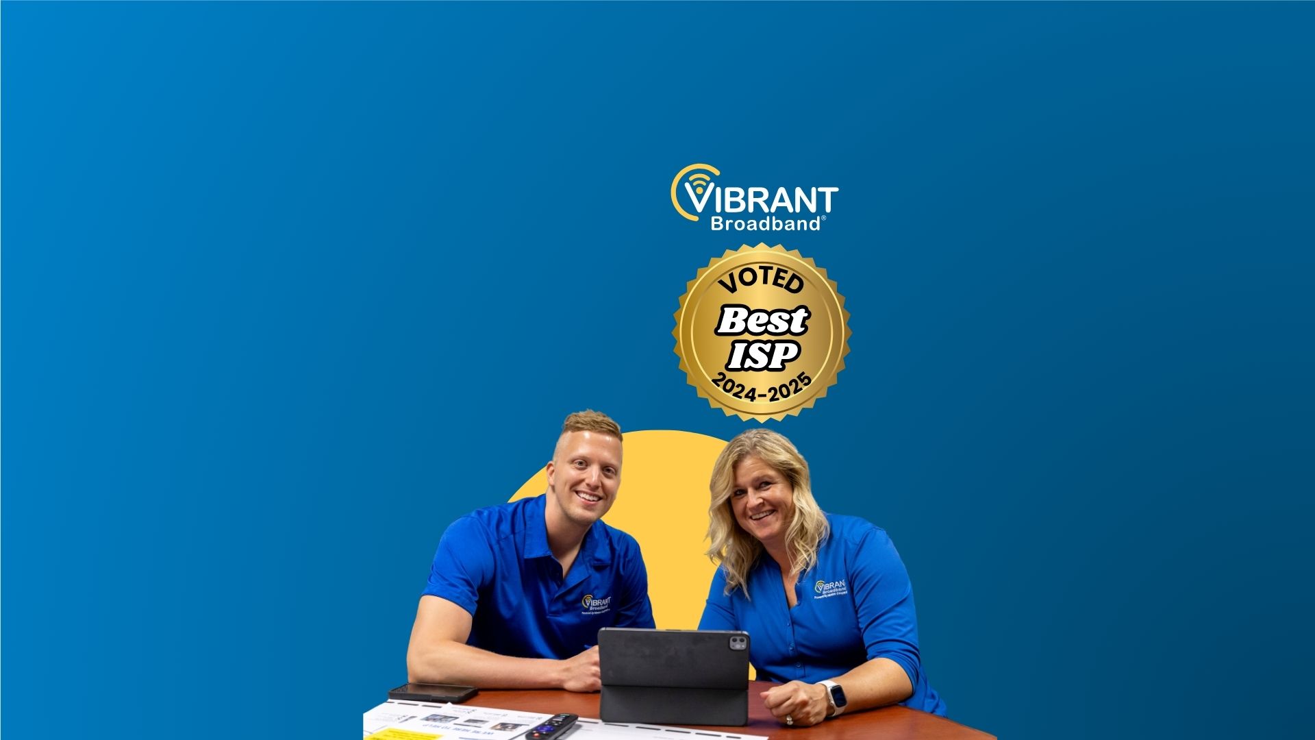 Vibrant Broadband voted Best ISP