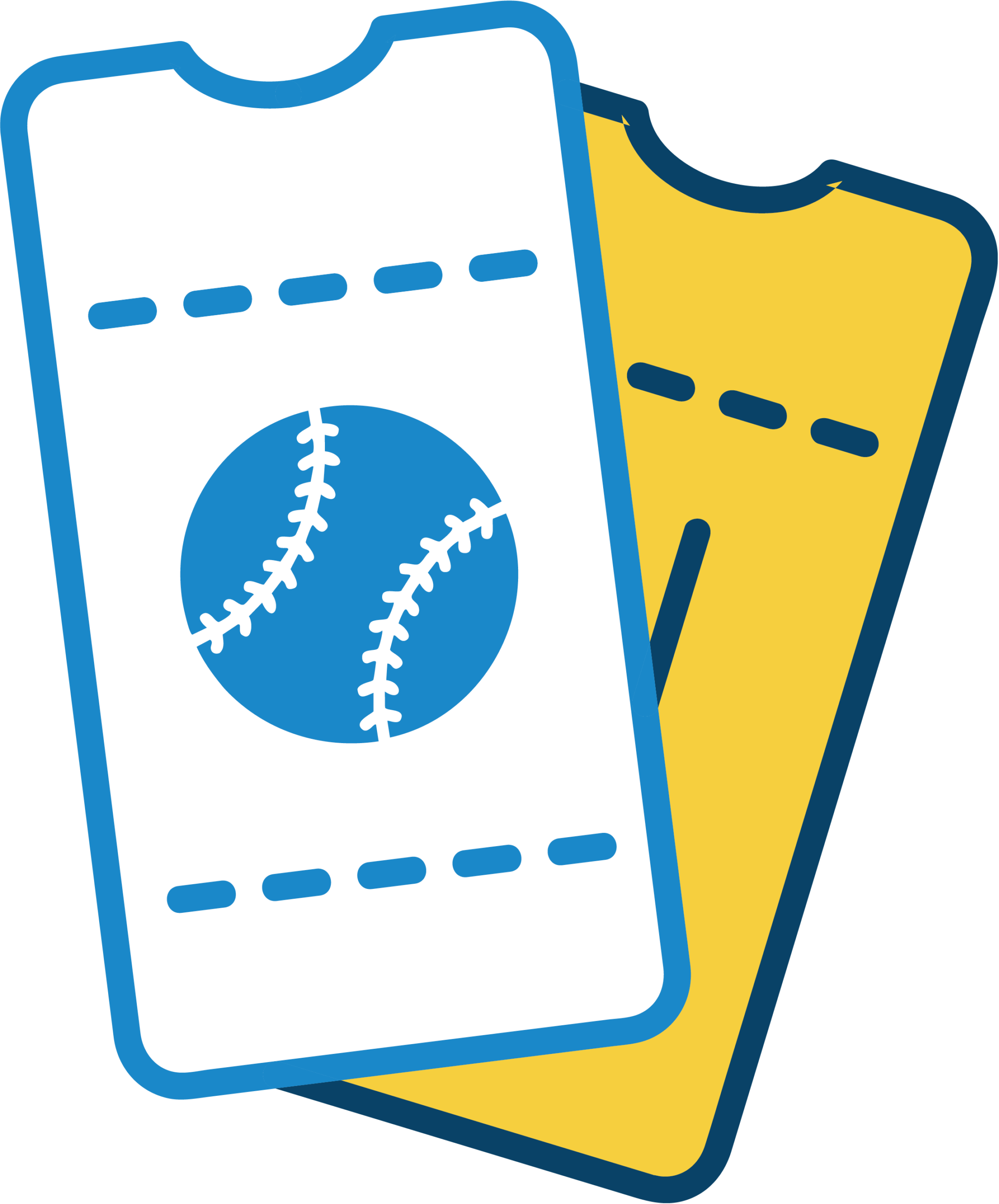 baseball tickets graphic